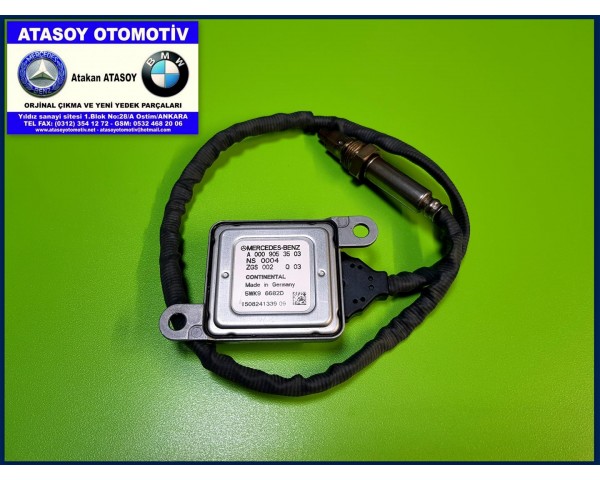 MERCEDES W166 ML350CDI NOX SENSÖRÜ 0009053503 0009053000 0009057000 0035428818 0065427218 , 0009056204 0009054410 5WK96682D 5WK96682C 5WK96682A 5WK96682B 5WK96682 5WK97249 5WK96606 5WK96667